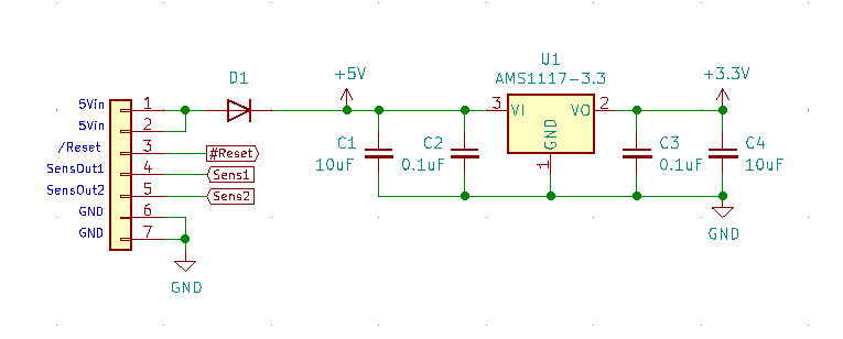 コネクター電源回路