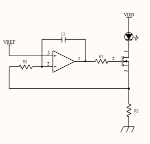 MOSFETを使った定電流回路